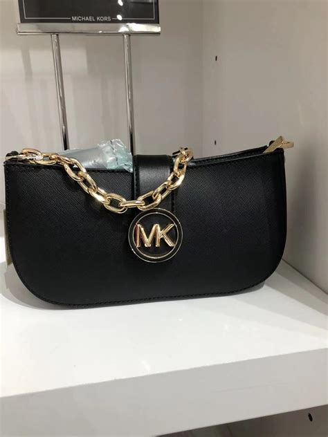 michael kors carmen leather bag charm|Michael Kors carmen shoulder bag.